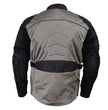 Milwaukee Leather Men's Venture Dark Grey/Black Textile Motorcycle Jacket w/ CE Armor - MPM17032