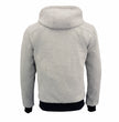 Nexgen Heat Men’s Silver Heated Hoodie Jacket – Winter Motorcycle Riding Gear for Cold Outdoors MPM1714SET