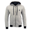 Nexgen Heat Men’s Silver Heated Hoodie Jacket – Winter Motorcycle Riding Gear for Cold Outdoors MPM1714SET