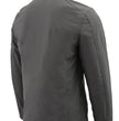 Nexgen Heat MPM1762SET Men’s Grey Soft Shell Heated Jacket - Standup Collar - for Winter Cold Weather Riding Outdoors