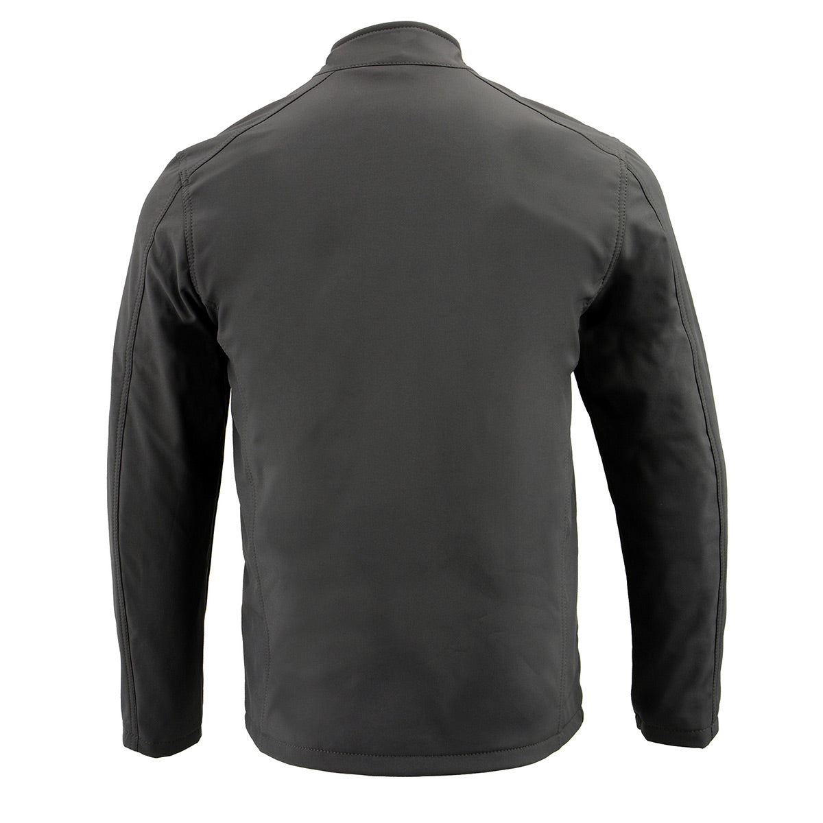 Nexgen Heat NXM1762SET Men’s Black Soft Shell Heated Jacket w/ Standup Collar - for Outdoor Winter Cold Weather Activities