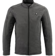 Nexgen Heat MPM1762SET Men’s Grey Soft Shell Heated Jacket - Standup Collar - for Winter Cold Weather Riding Outdoors