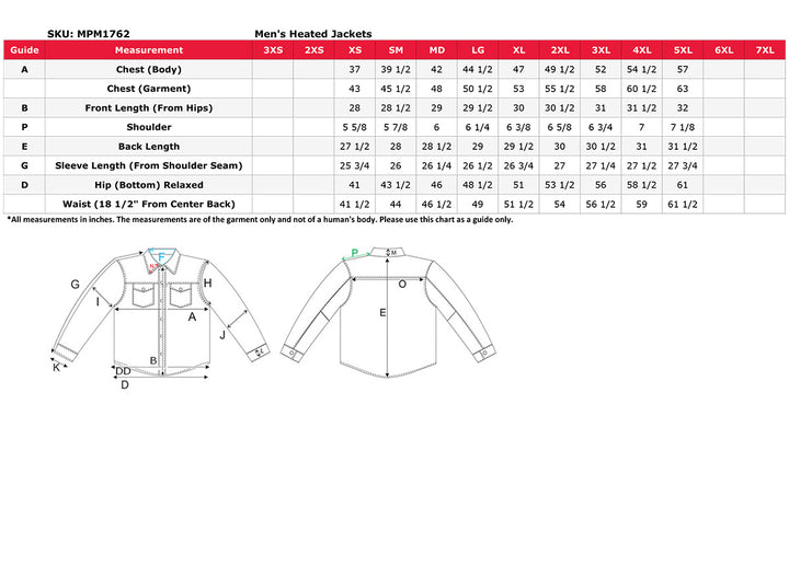 Nexgen Heat MPM1762SET Men’s Soft Shell Heated jacket - Black Standup Collar Jacket for Winter Cold Weather