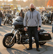Milwaukee Leather Men's Streetguard Riding Hoodie - Aramid Reinforced with CE Shoulder and Elbow Armor