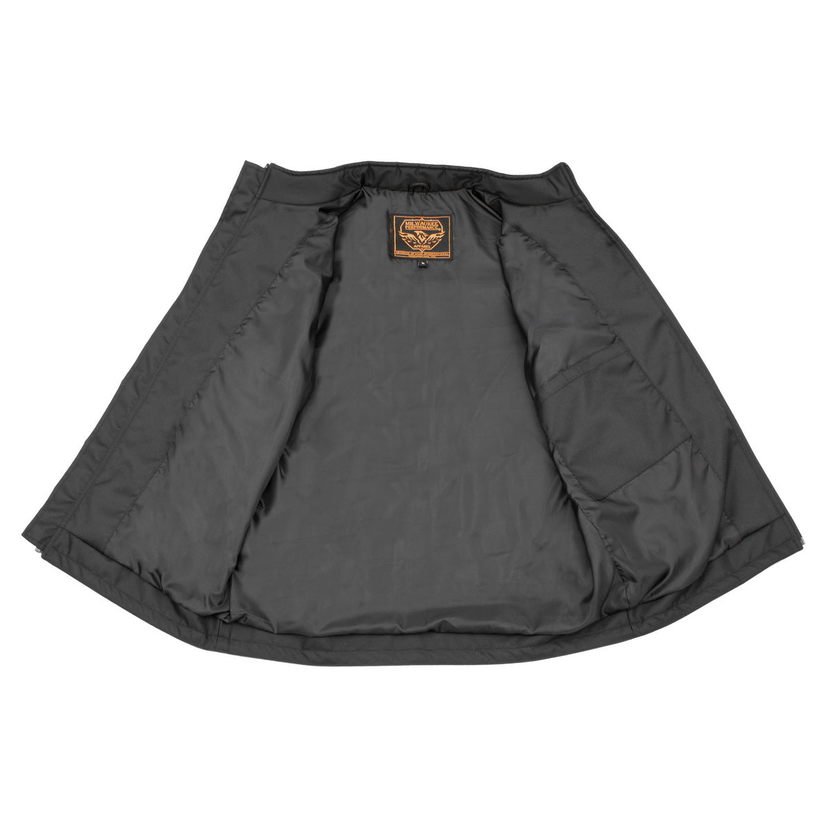Milwaukee Leather MPM1780 Men's Black Textile and Fleece Combo
