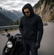 Milwaukee Leather Men's Streetguard Riding Hoodie - Aramid Reinforced with CE Shoulder and Elbow Armor