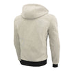 Milwaukee Leather MPM1788 Men's Silver CE Approved Armored Riding Hoodie Sweater w/ Aramid by DuPont Fibers