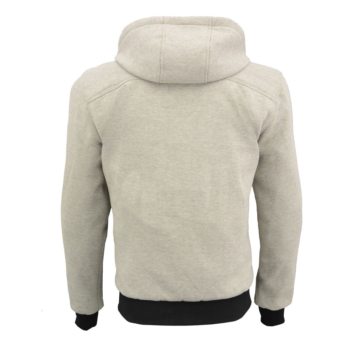 Milwaukee Leather Men's Silver Streetguard Riding Hoodie - Aramid