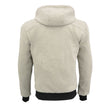 Milwaukee Leather MPM1788 Men's Silver CE Approved Armored Riding Hoodie Sweater w/ Aramid by DuPont Fibers