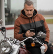 Milwaukee Leather Men's Streetguard Riding Hoodie - Aramid Reinforced with CE Shoulder and Elbow Armor