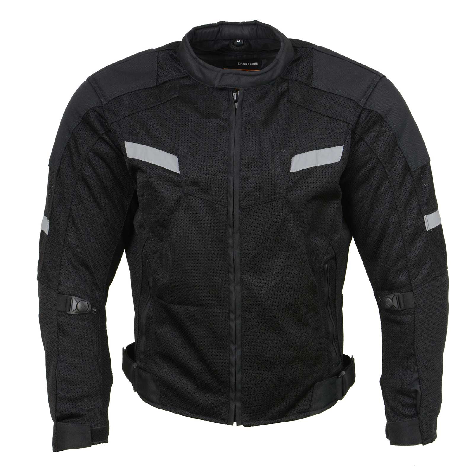 Milwaukee Leather MPM1792 Men's Black CE Armored Textile