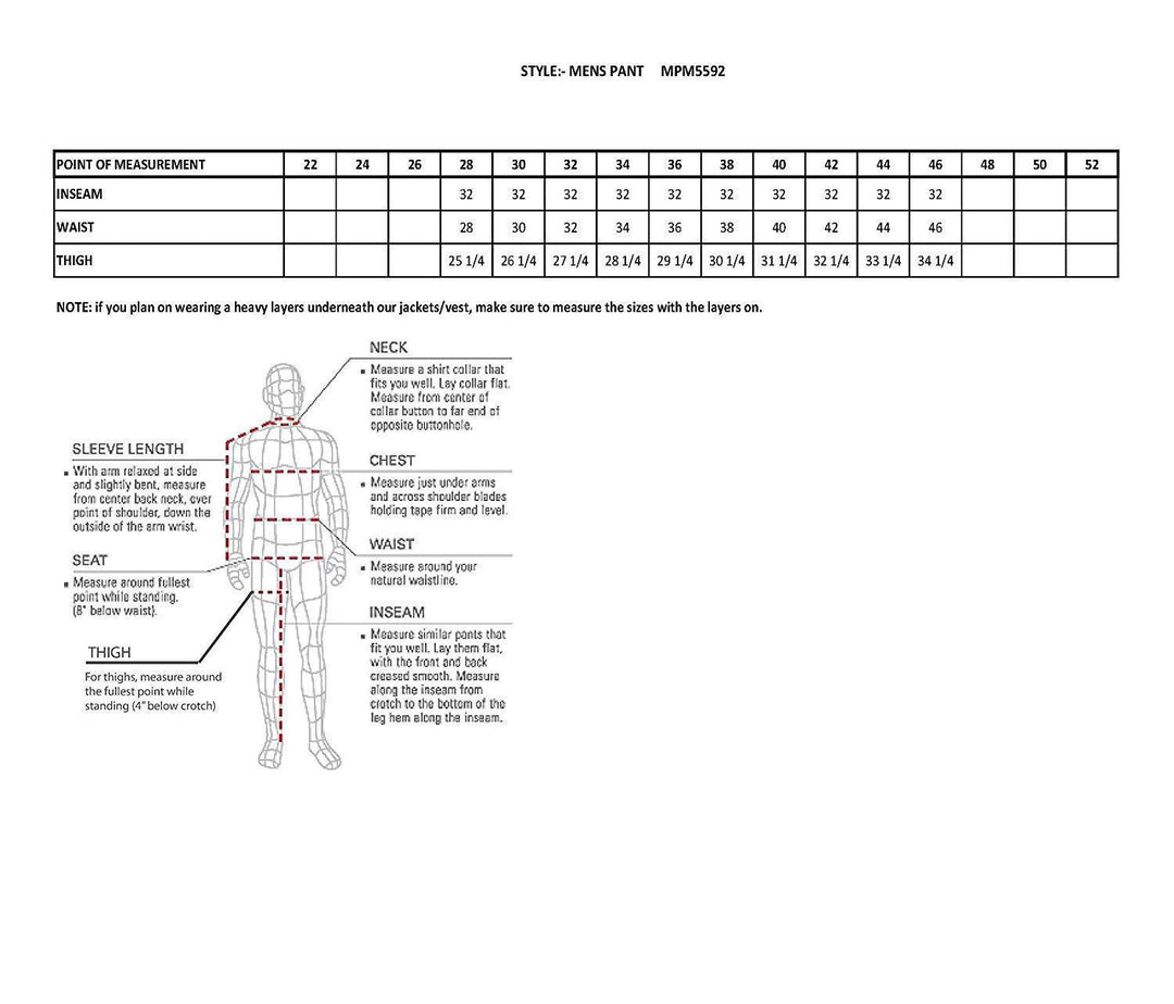 Milwaukee Leather MPM5592 Men&