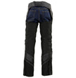 Milwaukee Leather MPM5706 Men's Black Vented Textile Chaps with Leather Trim
