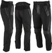 Milwaukee Leather MPM5728 Men’s Black Tri-Tex and Leather Motorcycle Biker Racing Pants w/ CE Armor Protection