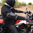 Milwaukee Leather Men's Morph Black/Grey Textile Motorcycle Jacket w/ CE Armor, Removable Sleeves - MPM17026