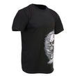 Milwaukee Leather MPMH116000 Men's 'Assassin' Double Sided Black T-Shirt - Medium