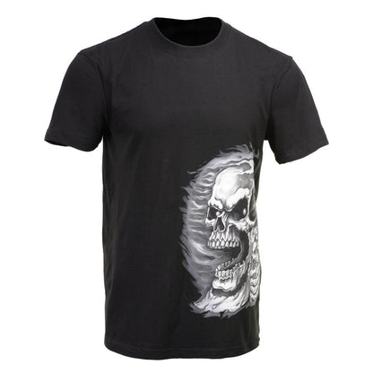 Milwaukee Leather MPMH116000 Men's 'Assassin' Double Sided Black T-Shirt - 3X-Large