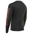 Milwaukee Leather MPMH117006 Men’s ‘Coolin’ Long Sleeve Black T-Shirt - X-Large
