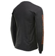 Milwaukee Leather MPMH117006 Men’s ‘Coolin’ Long Sleeve Black T-Shirt - 3X-Large