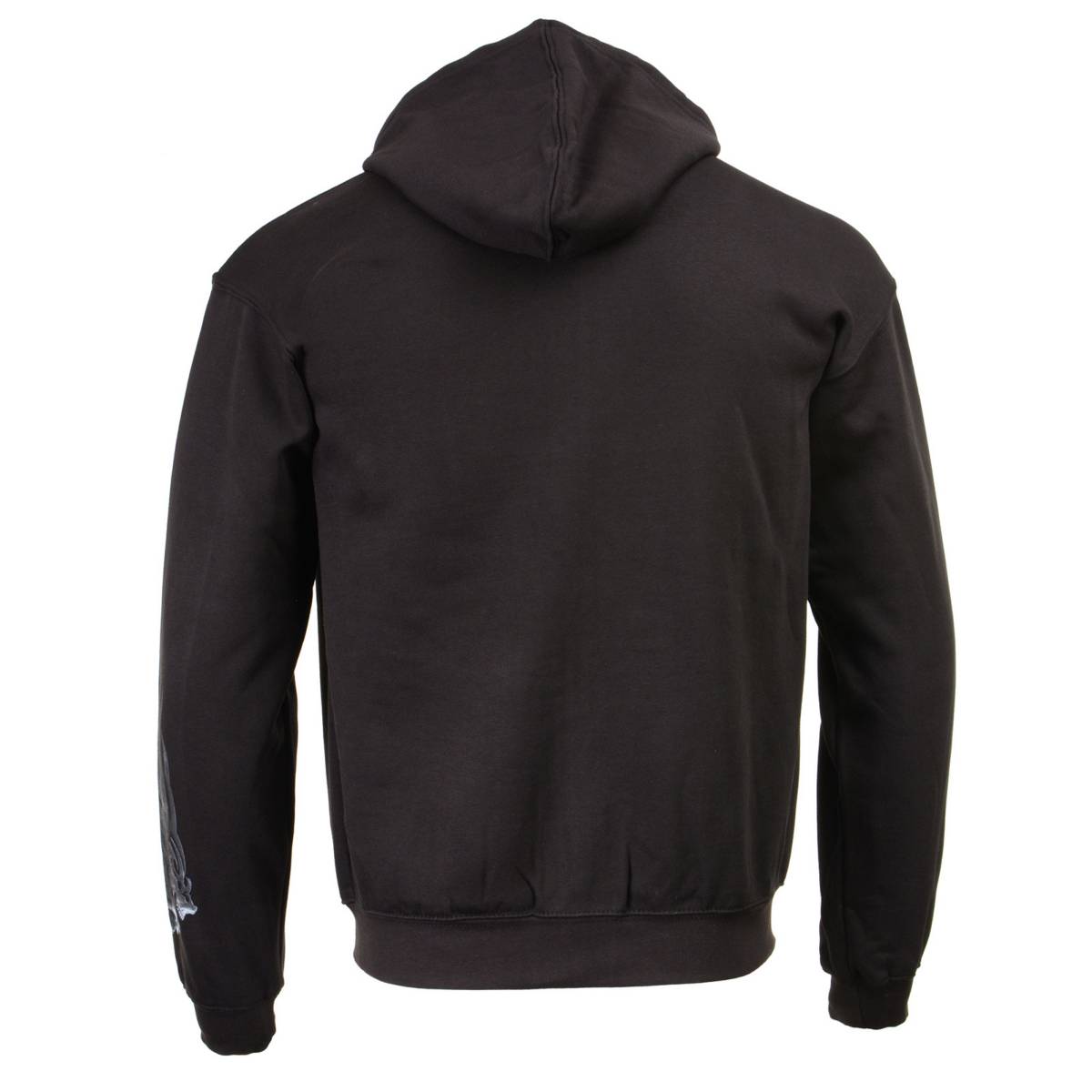 Milwaukee Leather MPMH118001 Men's 'Head Butt Skulls' Black Hoodie