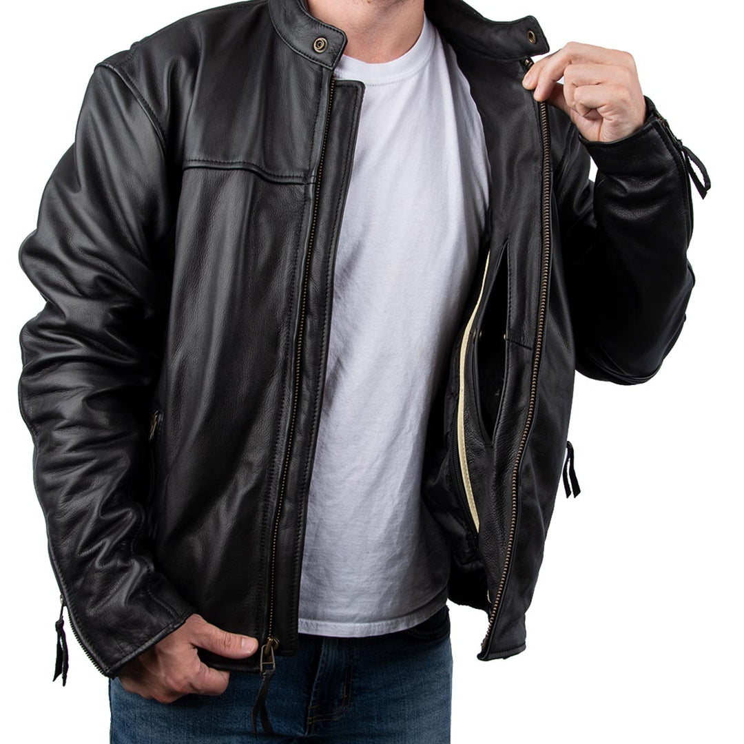 Milwaukee Motorcycle Clothing Co. Black Motorcycle Jacket MV5020