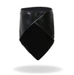 Hot Leathers NWL1008 Black Leather Reflective Skull Neck Warmer with Fleece Lining