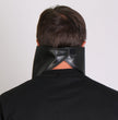 Hot Leathers NWL1008 Black Leather Reflective Skull Neck Warmer with Fleece Lining