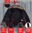 Nexgen Heat MPM1776SET Men's Camouflaged Heated Zipper Hoodies - for Winter Cold Weather Riding Outdoor Activities
