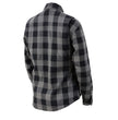 Nexgen Heat Women's NXL2601SET Bonnie Black/Grey Heated Flannel Shirt -for Winter Cold Weather Riding Outdoor Activities