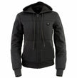 Nexgen Heat Women's Heated Hoodie Jacket - MPL2713SET Black - 3 Level, Motorcycle Riding, Winter Ready, Outdoors Use