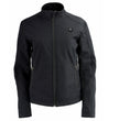 Nexgen Heat NXL2760SET Women's Black 'Heated' Soft Shell Jacket Front Zipper - Warming Jacket for Hiking Riding