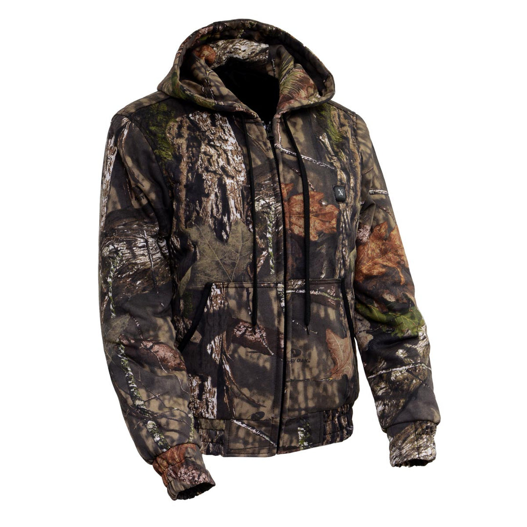 Nexgen Heat NXL2776SET Women’s Heated Zipper Camouflaged Hoodie Warming - for Winter Cold Weather Riding Outdoors