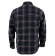 NexGen Heat Men's NXM1602SET Riffraff Black/Grey/Red Heated Flannel Sleeve Shirt for Outdoor Activities