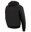 Nexgen Heat Men’s Heated Sweatshirt Hoodie – Black Cold-Weather Gear for Riding & Outdoor NXM1713SET