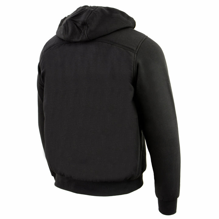 Nexgen Heat Men’s Heated Sweatshirt Hoodie – Black Cold-Weather Gear for Riding &amp; Outdoor NXM1713SET