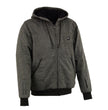 Nexgen Heat MPM1717DUAL Technology Men's Grey Heated Hoodie - Sweatshirt Jacket - for Winter Riding Outdoor Activities