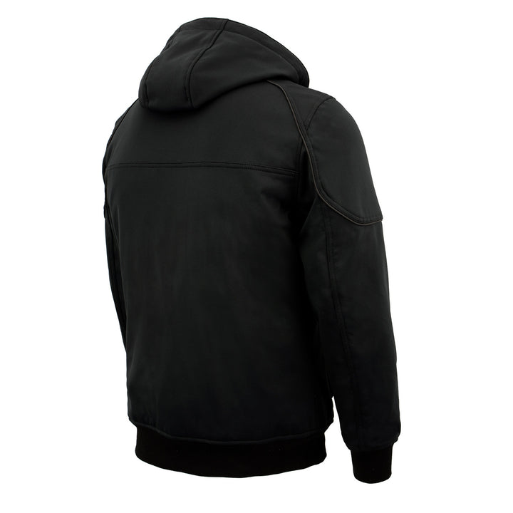 NexGen Heat Men’s Heated – Soft Shell Racing Style  Jacket, 7.4V, 3 Heat Levels, Night Visibility – Cold NXM1761SET