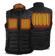 Nexgen Heat Women's NXL4301SET Puffer Black Heated Winter Vest - for Winter Cold Weather Riding Outdoors