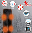 NexGen Heat MPM5715SET Men’s Heated Riding Over Pants – Outdoor Cold Weather Motorcycle Gear 7.4V