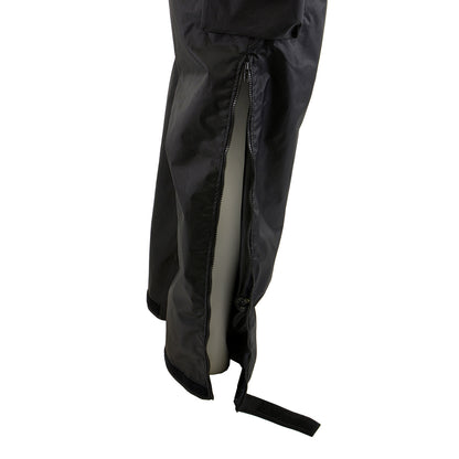 NexGen Heat MPM5715SET Men's Black 'Heated' Textile Water Resistant Over Pants (Rechargeable Battery Pack Included)