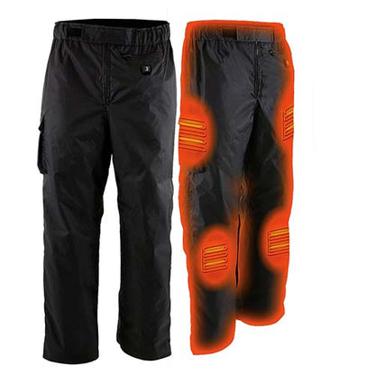 NexGen Heat MPM5715SET Men Black Winter Thermal Heated Pants for Ski and Riding w/ Rechargable Battery Pack