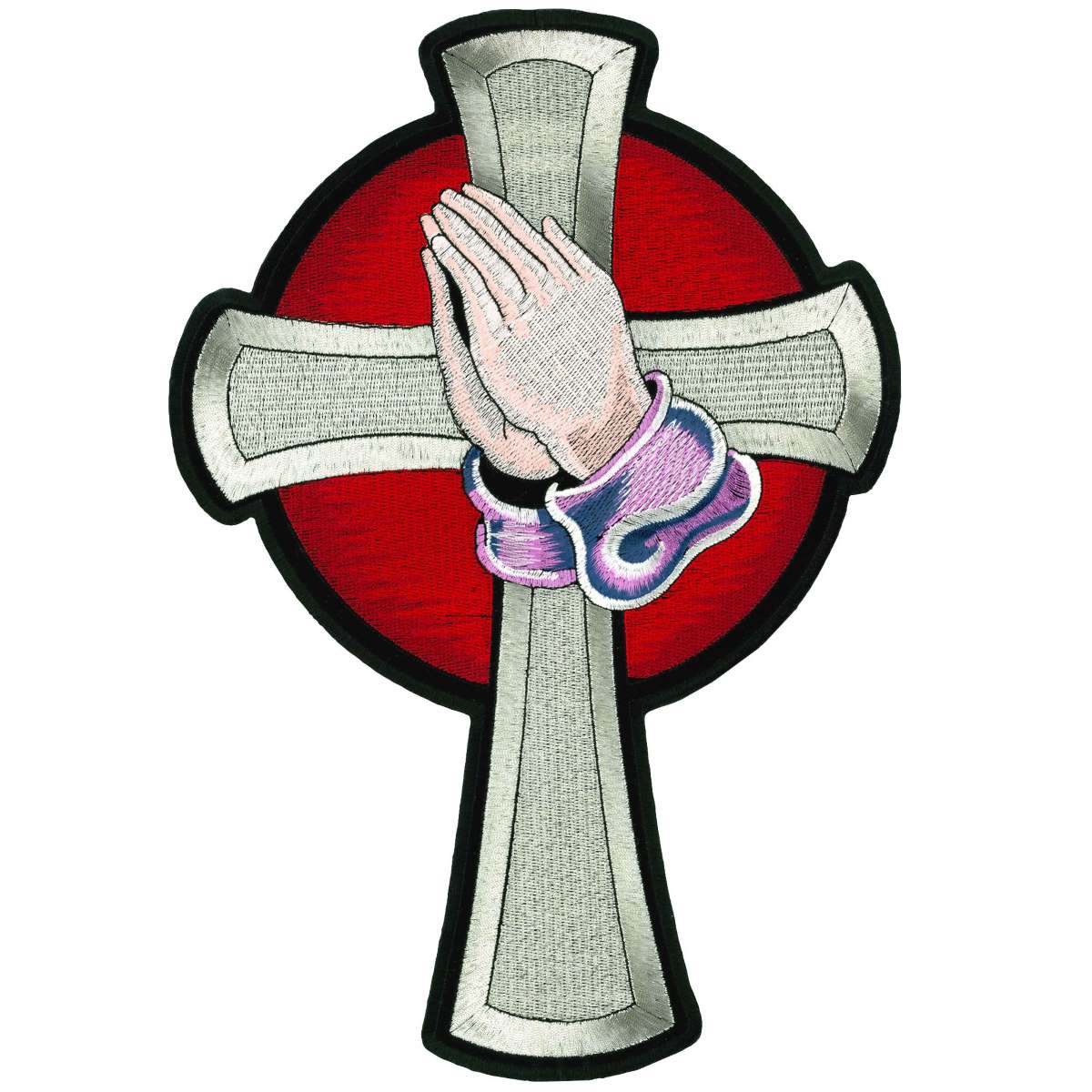 Hot Leathers Prayer Cross Patch PCA5168 PCA5168