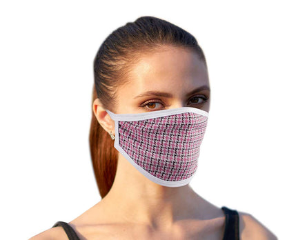 Air Soul MP7923FM Pink Protective Face Mask with Optional Filter Pocket