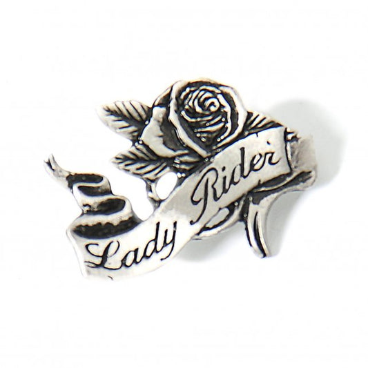 Milwaukee Leather MLP9202 Lady Rider Pin For Jackets, Vest, Hats and Clothing