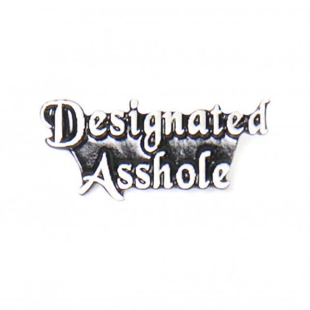 Milwaukee Leather MLP9215 Designated Asshole Pin For Jackets, Vest, Hats and Clothing
