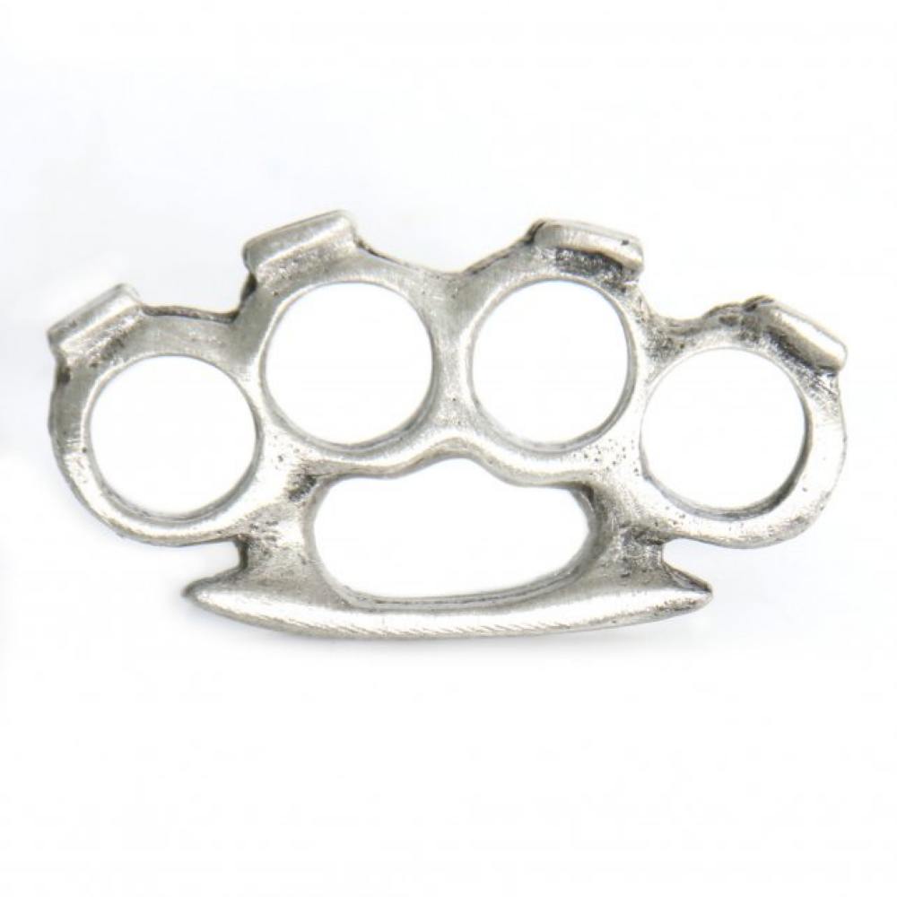 Milwaukee Leather MLP221 Brass Knuckles Pin For Jackets, Vest, Hats and Clothing