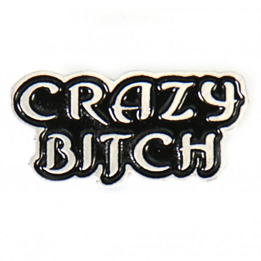 Milwaukee Leather MLP9226 Crazy Bitch Pin For Jackets, Vest, Hats and Clothing