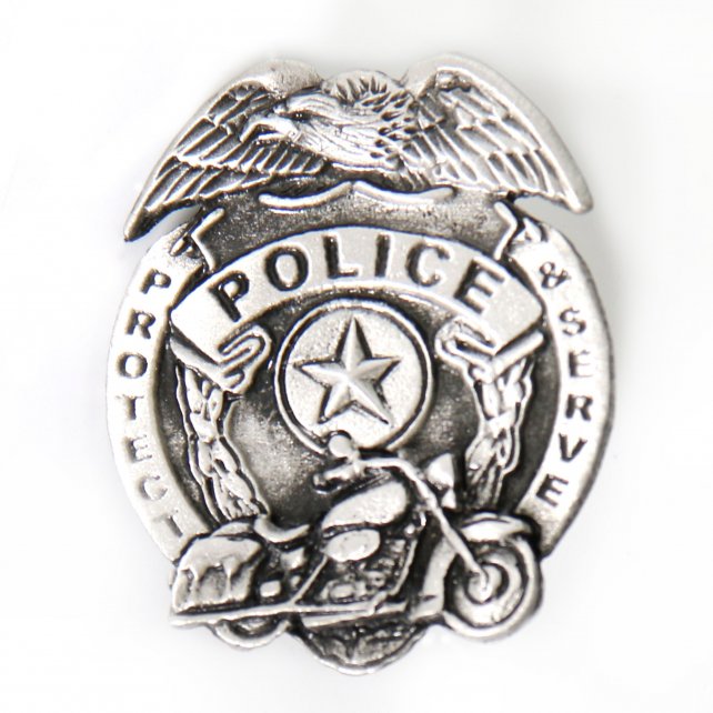 Hot Leathers PNA1130 Police Badge Pin