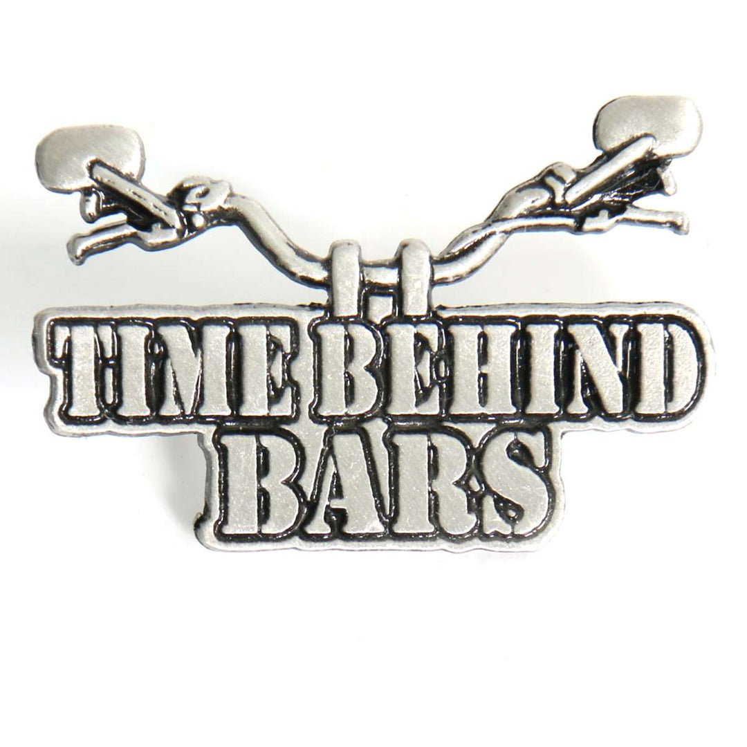 Milwaukee Leather MLP9232 Time Behind Bars Pin For Jackets, Vest, Hats and Clothing