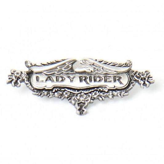 Milwaukee Leather MLP9233 Lady Rider Eagle Pin For Jackets, Vest, Hats and Clothing